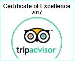 TripAdvisor - Certificate of Excellence 2017